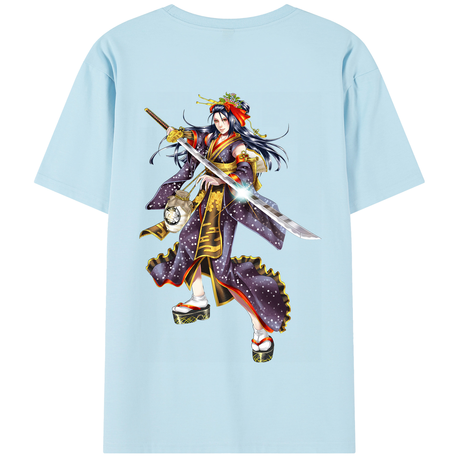 （画像用） 刀剣乱舞 Touken Ranbu 綿100％半袖Tシャツ（背面プリント）